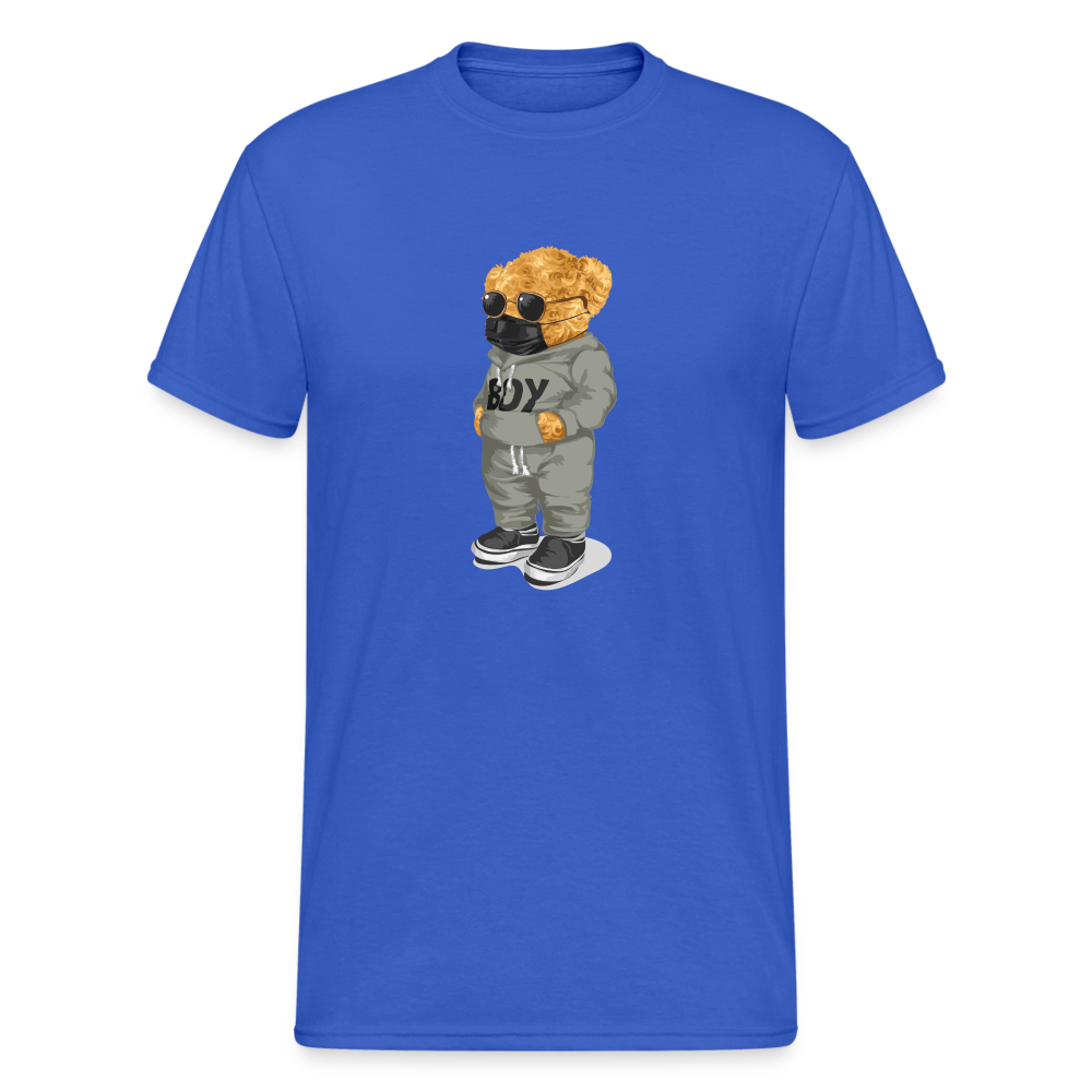 Teddybär Bear Boy Streetwear Spruch T-Shirt Herren - Königsblau