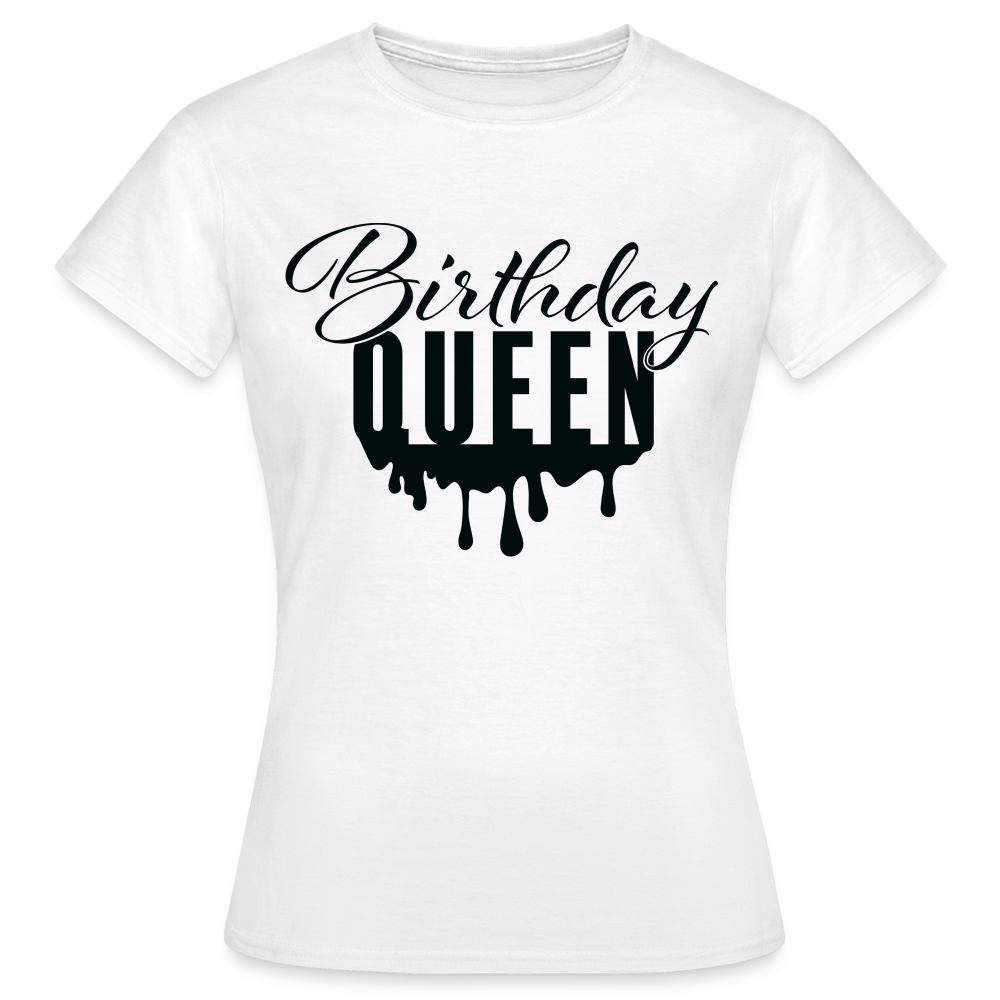 Birthday Queen Damen Gildan Heavy T-Shirt - Weiß