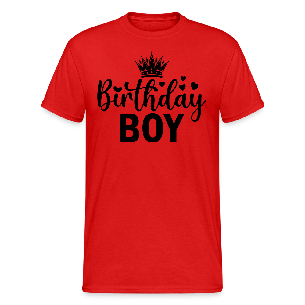 Birthday Boy Männer Gildan Heavy T-Shirt - Rot