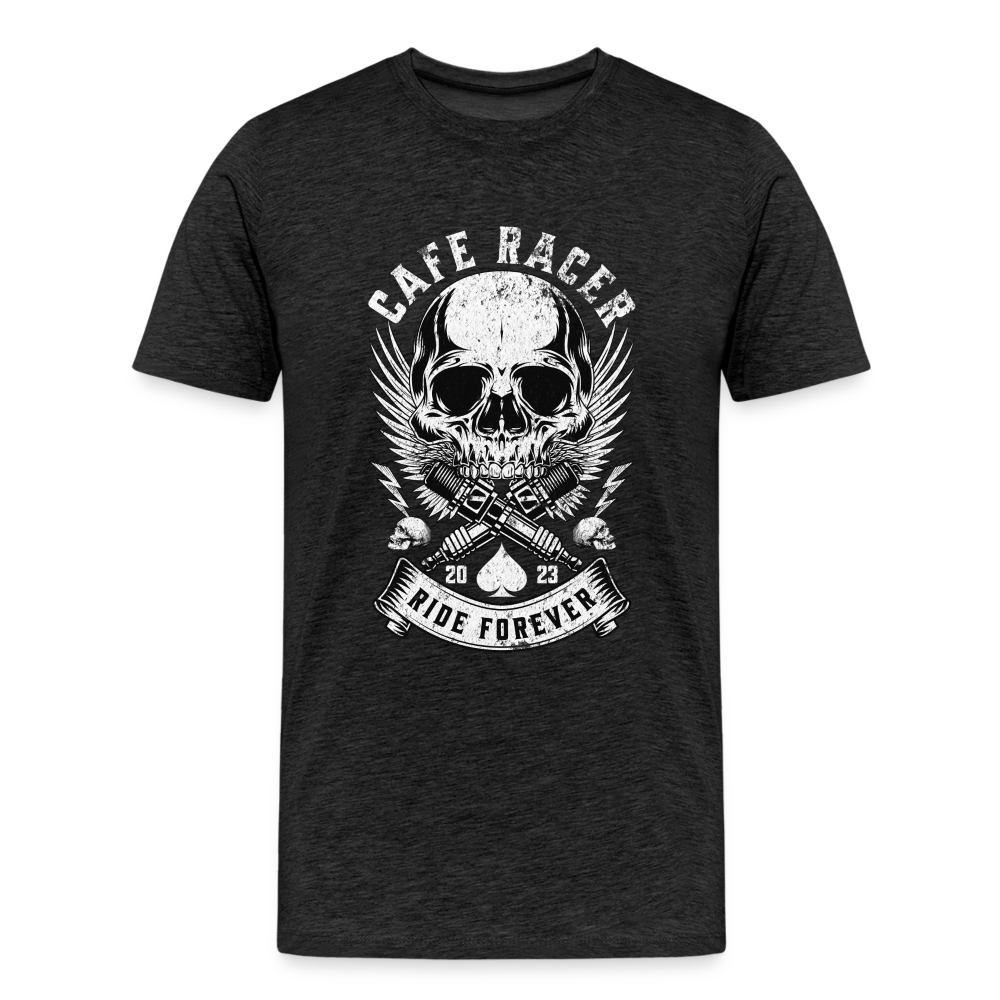 Cafe Racer Premium T-Shirt Herren - Anthrazit