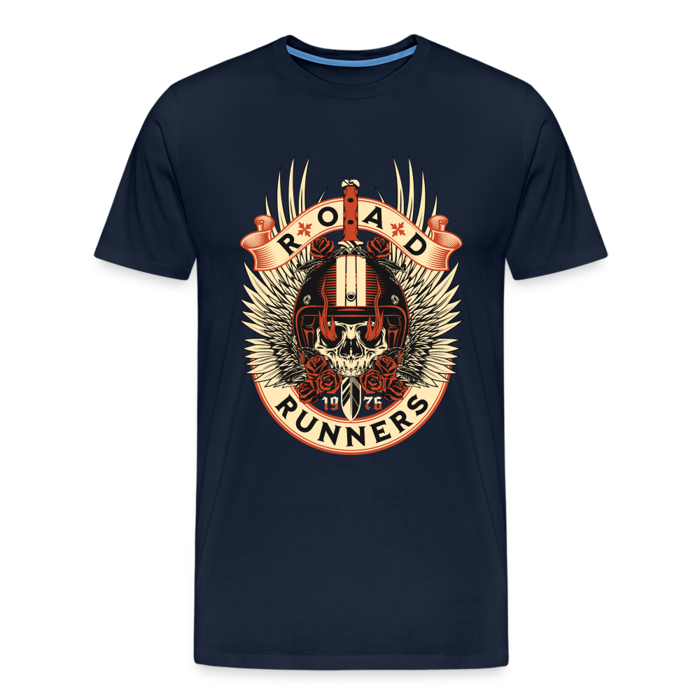 Road Runners Premium T-Shirt Herren - Navy