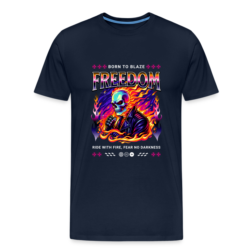 Freedom Premium T-Shirt Herren - Navy