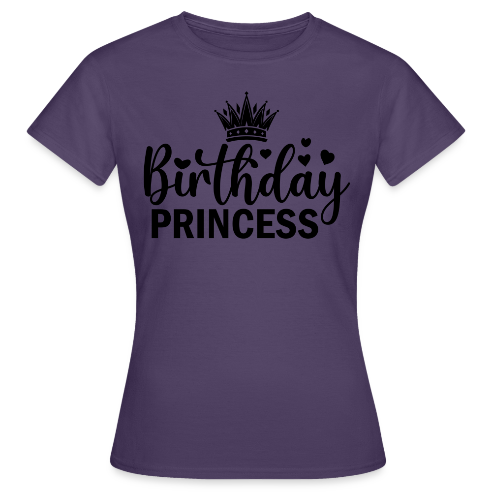 Birthday Princess Damen Gildan Heavy T-Shirt - Dunkellila