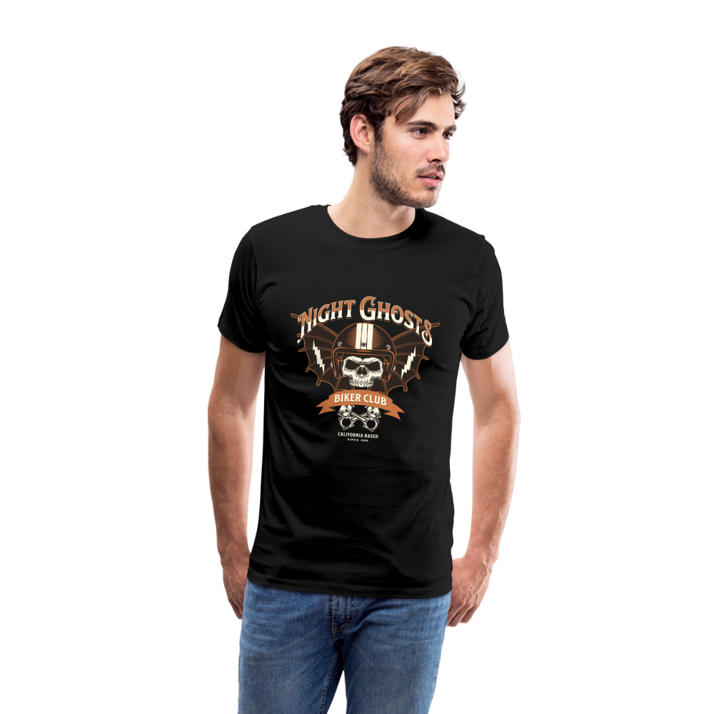 Night Ghosts Premium T-Shirt Herren - Schwarz