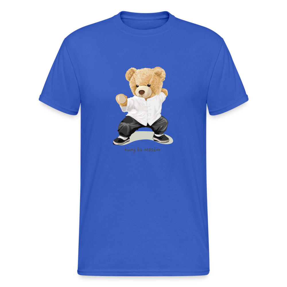 Teddybär Bear Kungfu Master Streetwear Spruch T-Shirt Herren - Königsblau