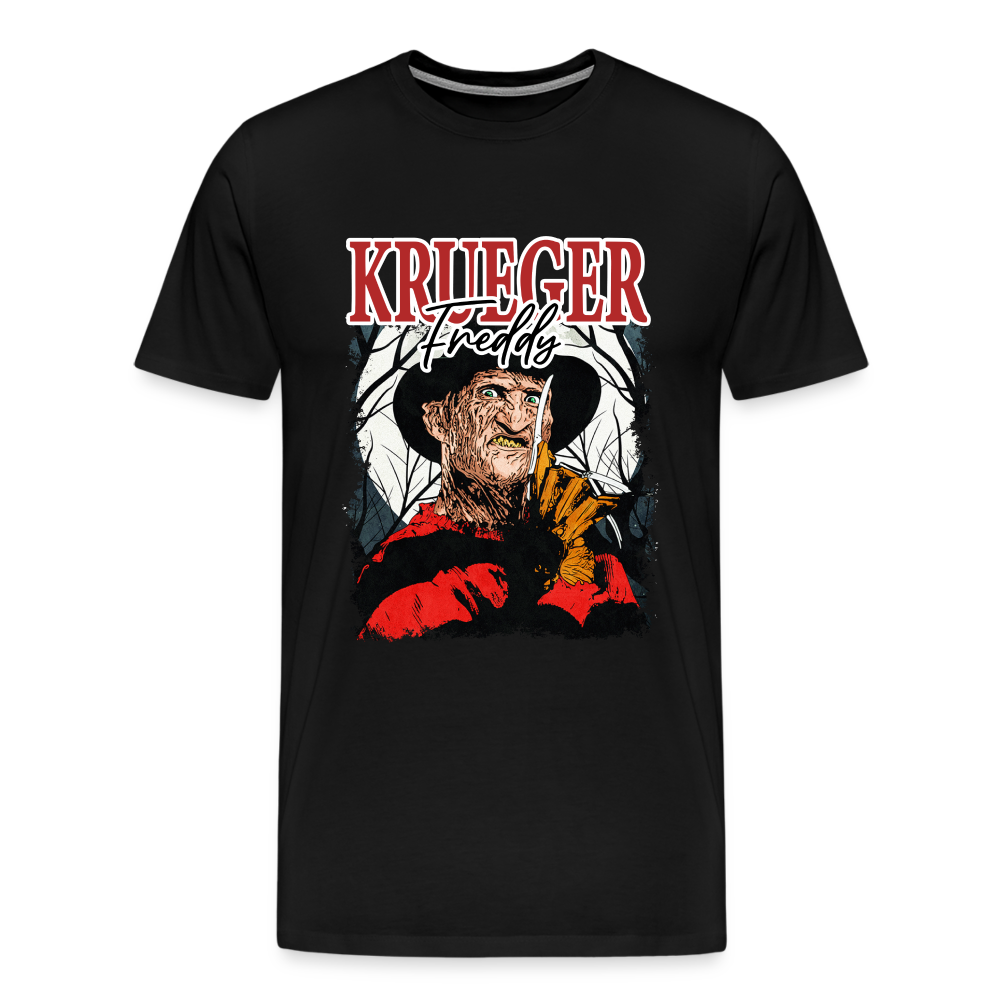 Freddy Krüger Halloween Horror Premium T-Shirt Herren - Schwarz