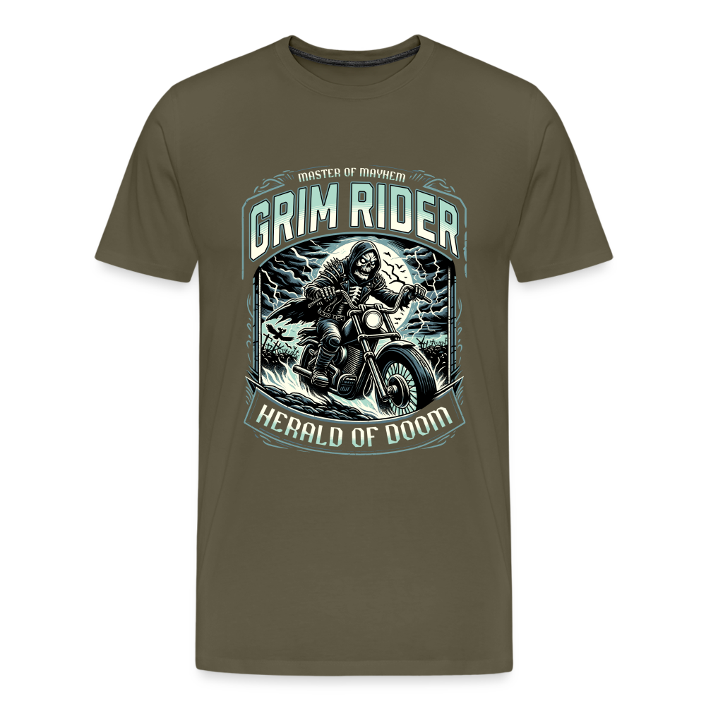 Grim Rider Herald Of Doom Premium T-Shirt Herren - Khaki