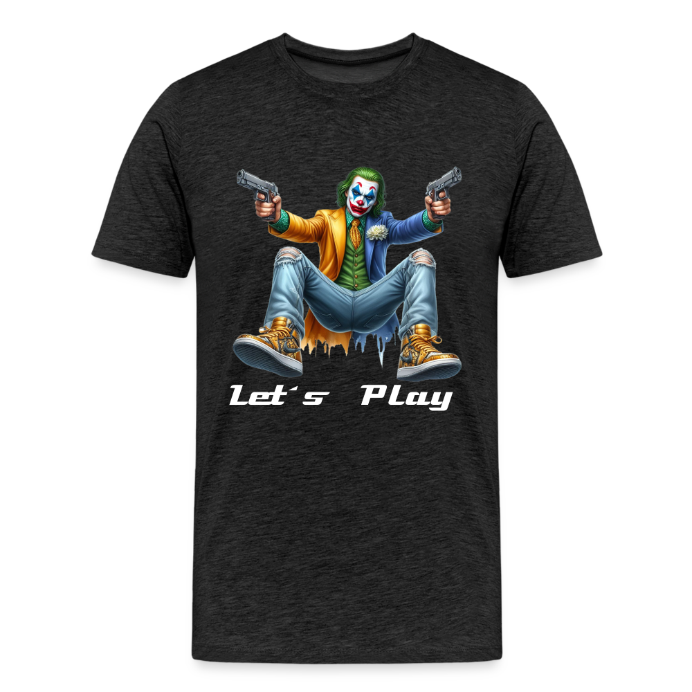 Joker Let´s Play Männer Premium T-Shirt - Anthrazit