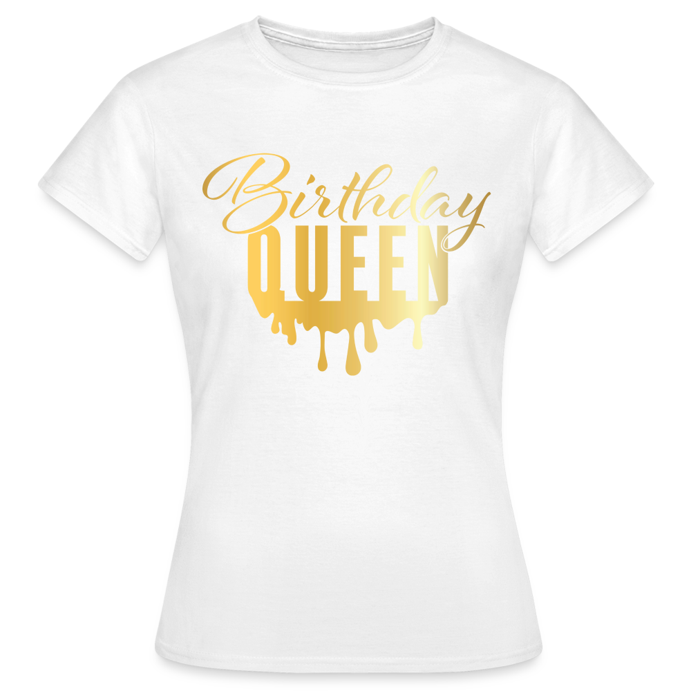 Birthday Queen Damen Gildan Heavy T-Shirt - Weiß