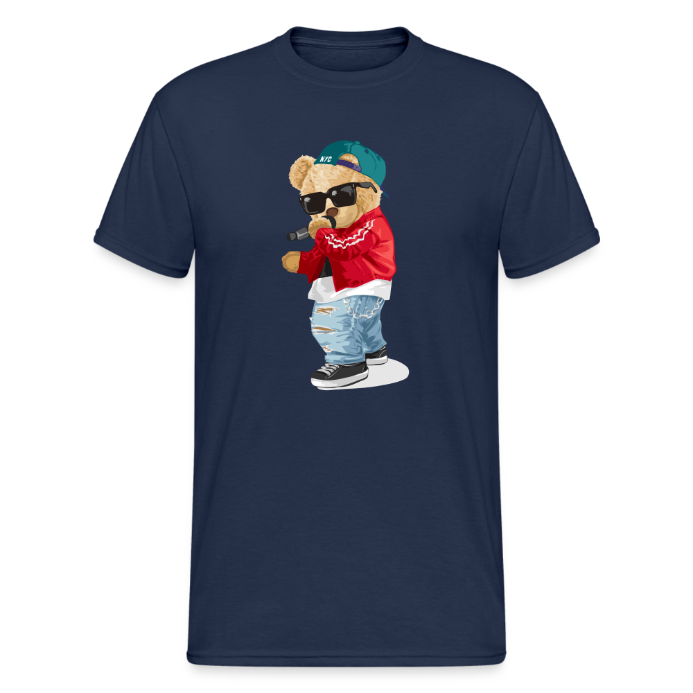 Teddybär Bear Streetwear Spruch T-Shirt Herren - Navy