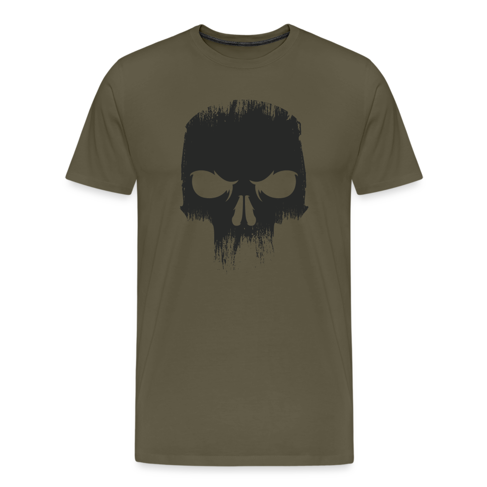 Skull Totenkopf Premium T-Shirt Herren - Khaki