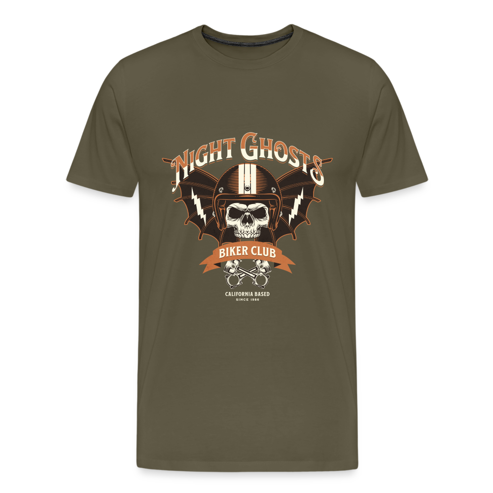 Night Ghosts Premium T-Shirt Herren - Khaki