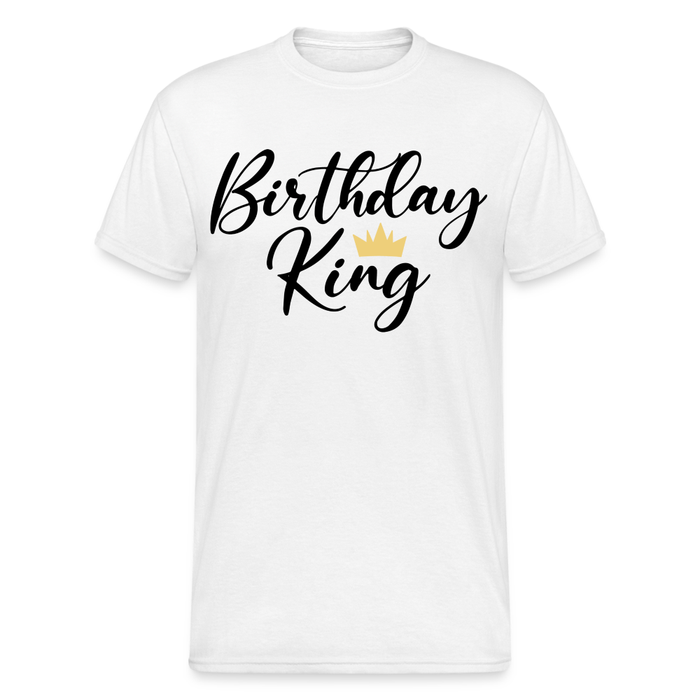 Birthday King Männer Gildan Heavy T-Shirt - Weiß