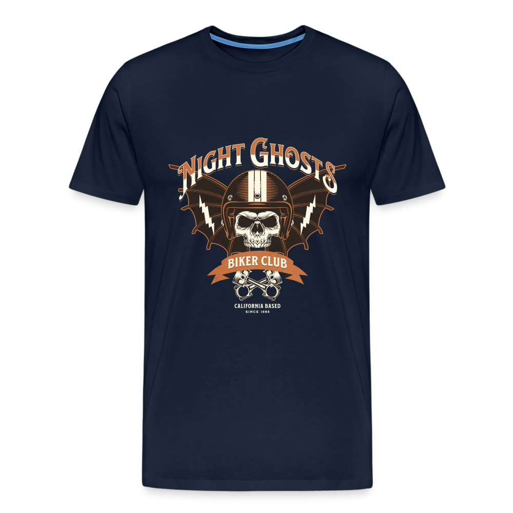 Night Ghosts Premium T-Shirt Herren - Navy