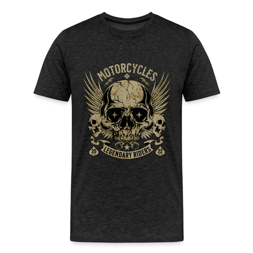 Motorcycles Legendary Riders Premium T-Shirt Herren - Anthrazit