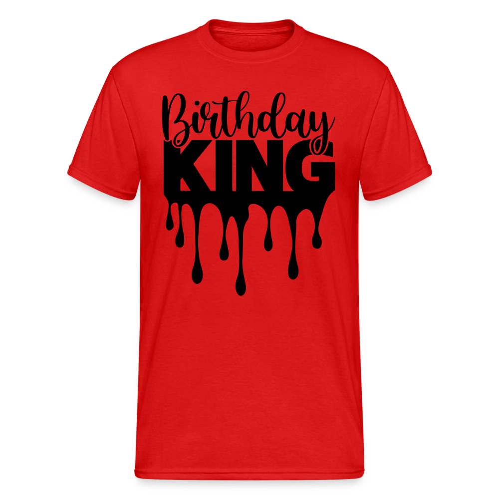 Birthday King Männer Gildan Heavy T-Shirt - Rot