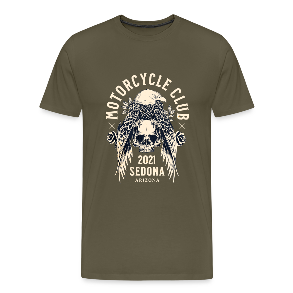 Motorcycle Club Premium T-Shirt Herren - Khaki