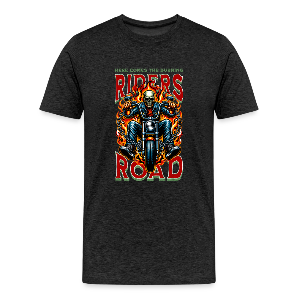 Riders Road Premium T-Shirt Herren - Anthrazit