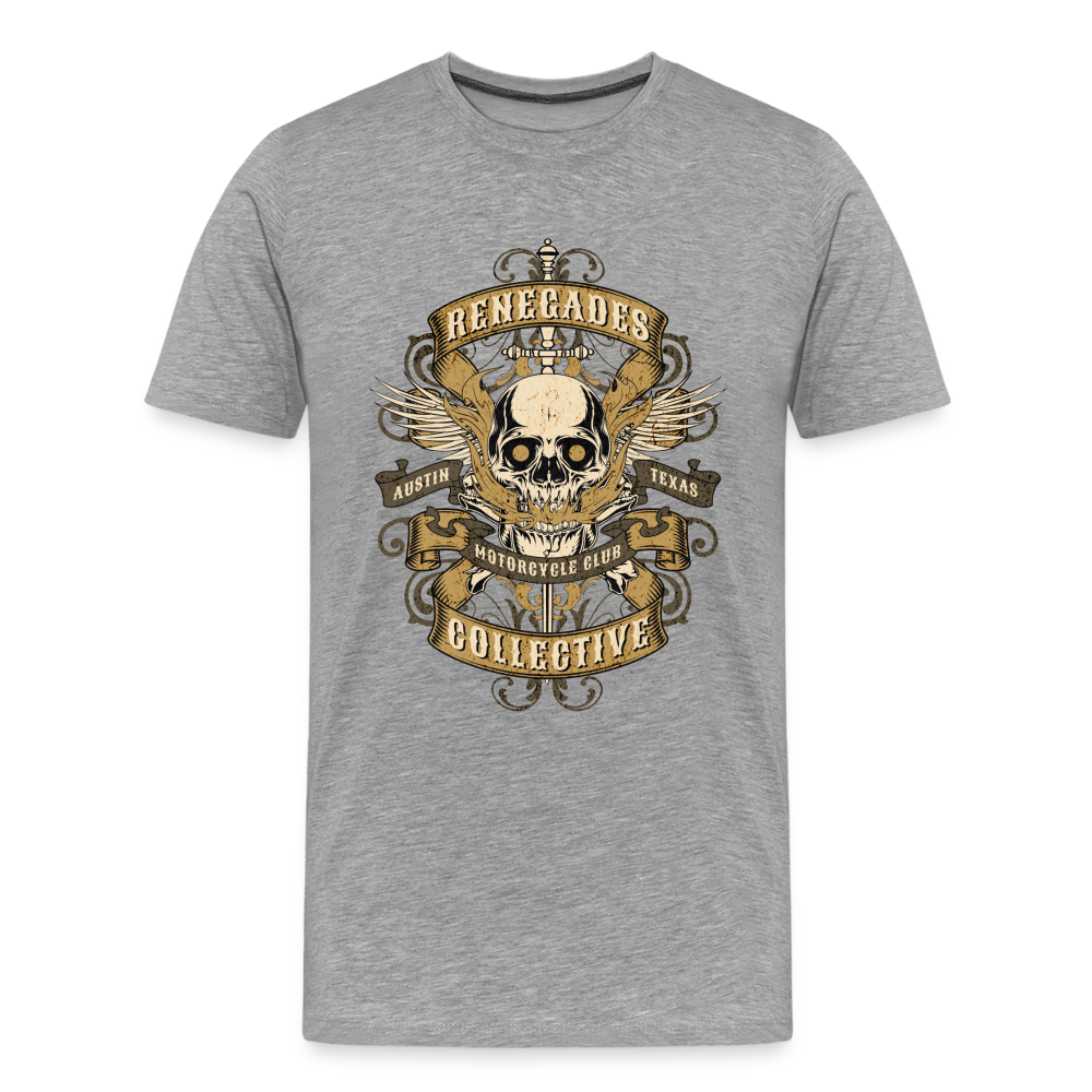 Renegades Collective Premium T-Shirt Herren - Grau meliert
