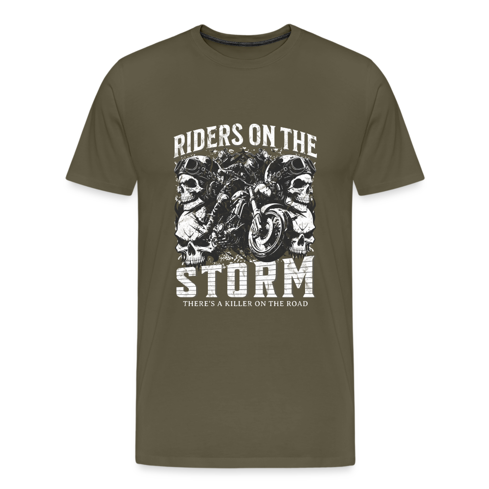 Riders On The Storm Premium T-Shirt Herren - Khaki