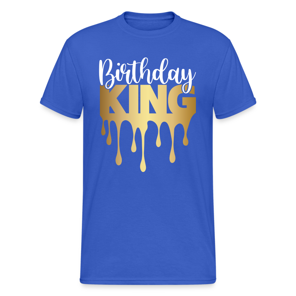 Birthday King Männer Gildan Heavy T-Shirt - Königsblau