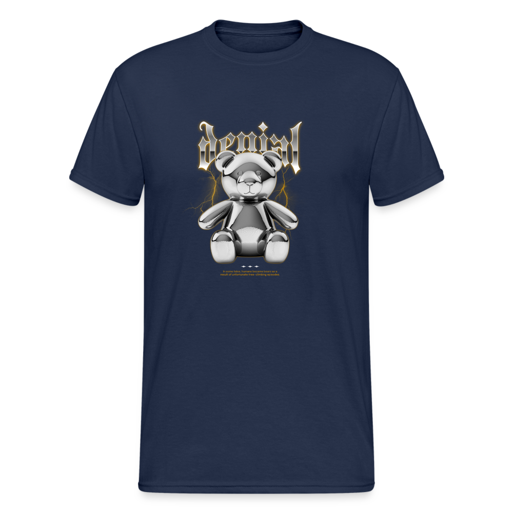 Teddybär Bear Genial Streetwear Spruch T-Shirt Herren - Navy