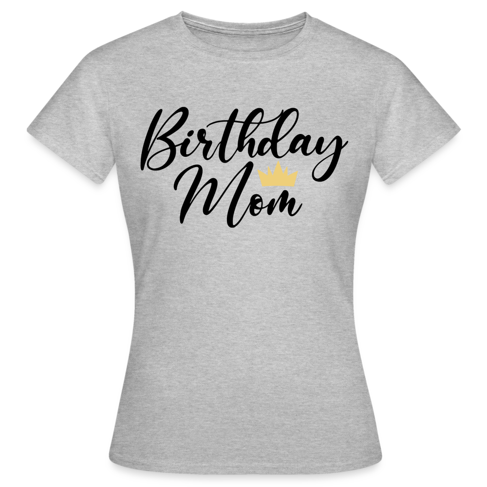 Birthday Mom Damen Gildan Heavy T-Shirt - Grau meliert