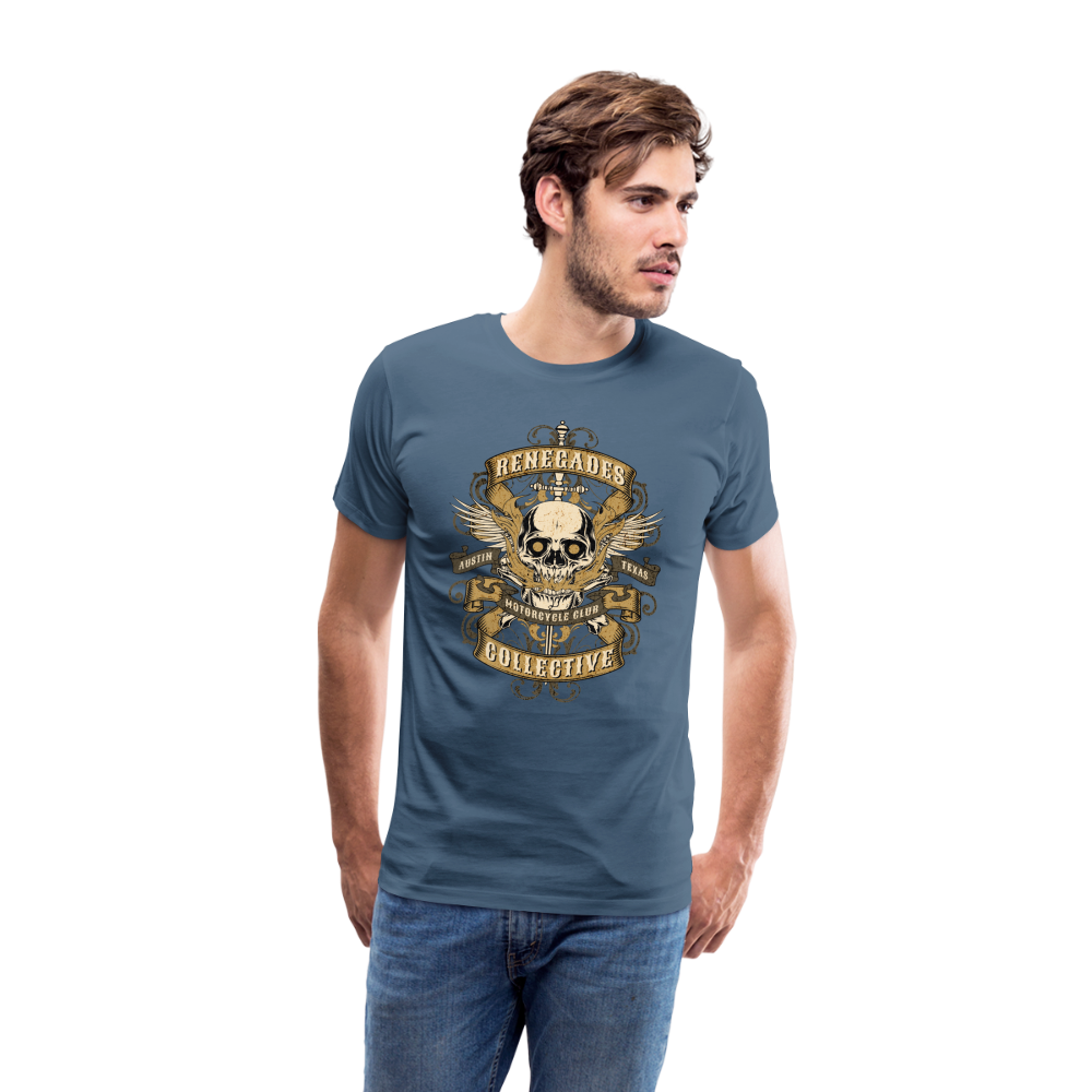 Renegades Collective Premium T-Shirt Herren - Blaugrau