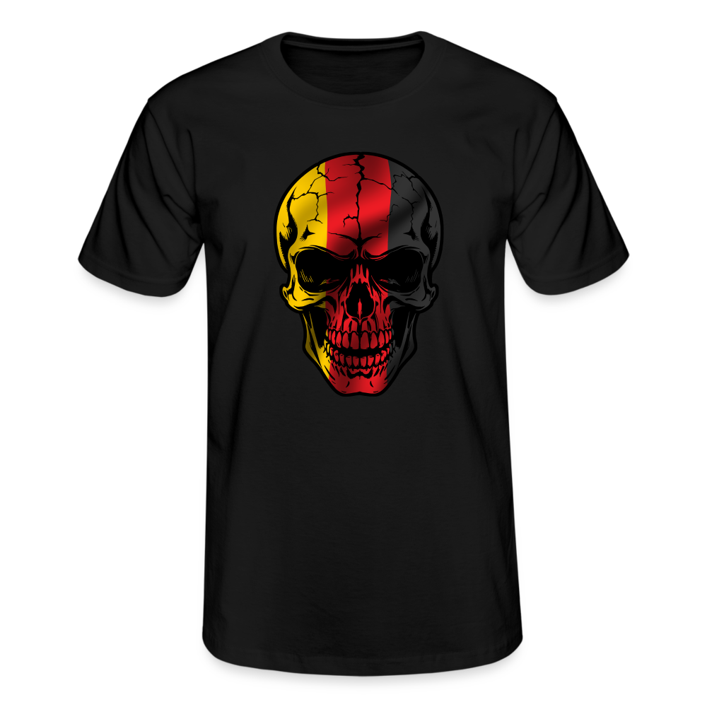 Totenkopf Deutschland German Skull T-Shirt Herren - Schwarz