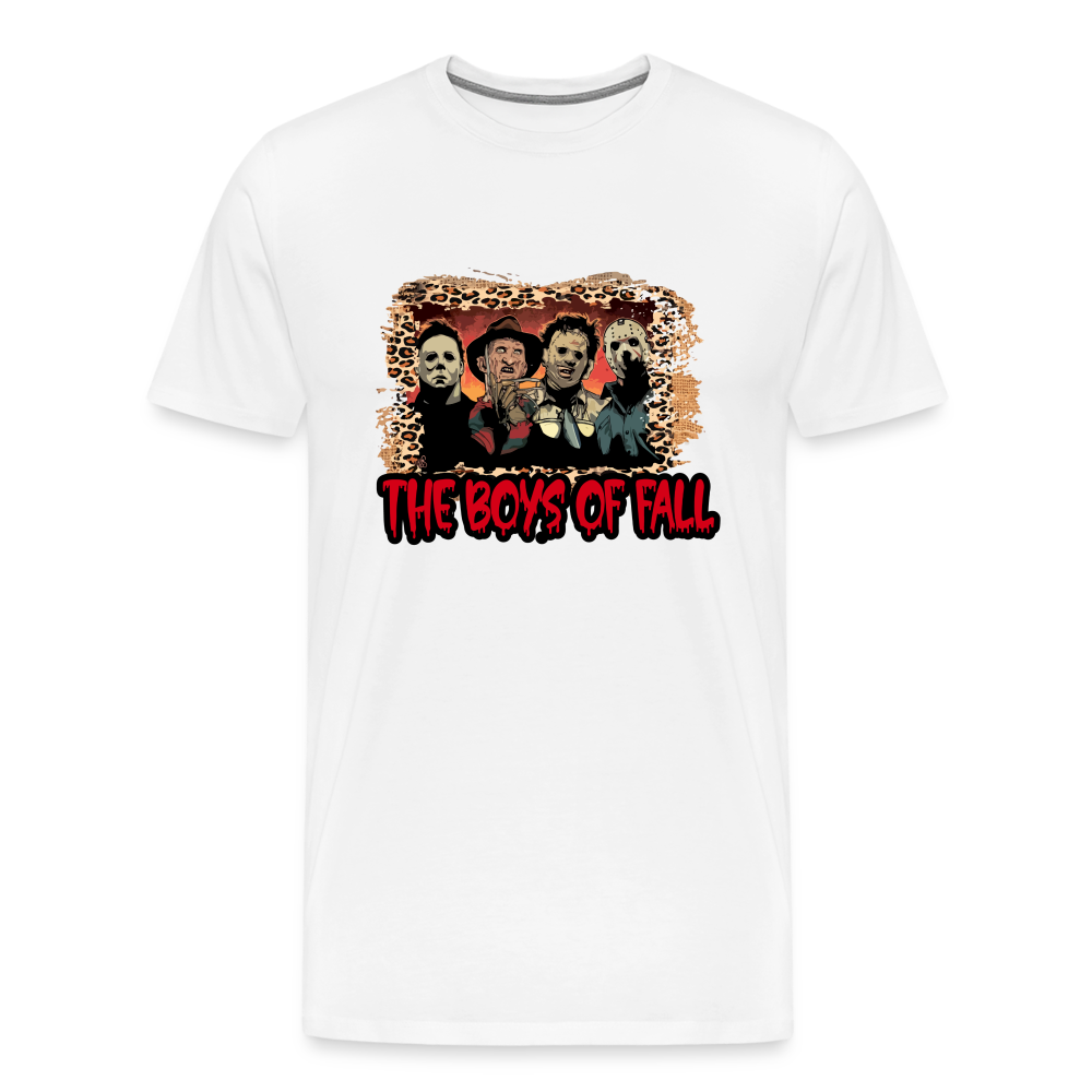 The Boys Of Fall Halloween Horror Premium T-Shirt Herren - Weiß