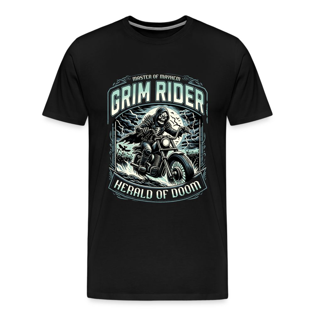 Grim Rider Herald Of Doom Premium T-Shirt Herren - Schwarz