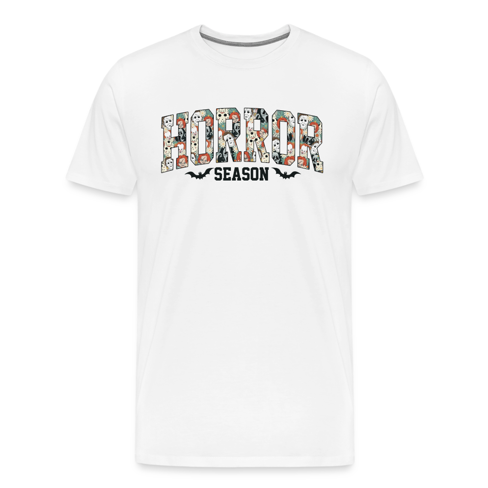 Horror Season Halloween Horror Premium T-Shirt Herren - Weiß