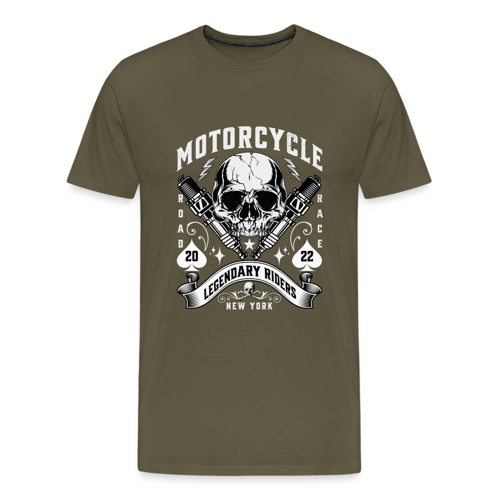 Motorcycle Premium T-Shirt Herren - Khaki