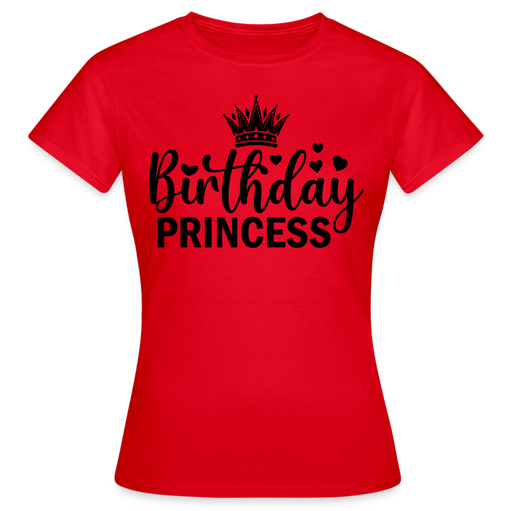 Birthday Princess Damen Gildan Heavy T-Shirt - Rot