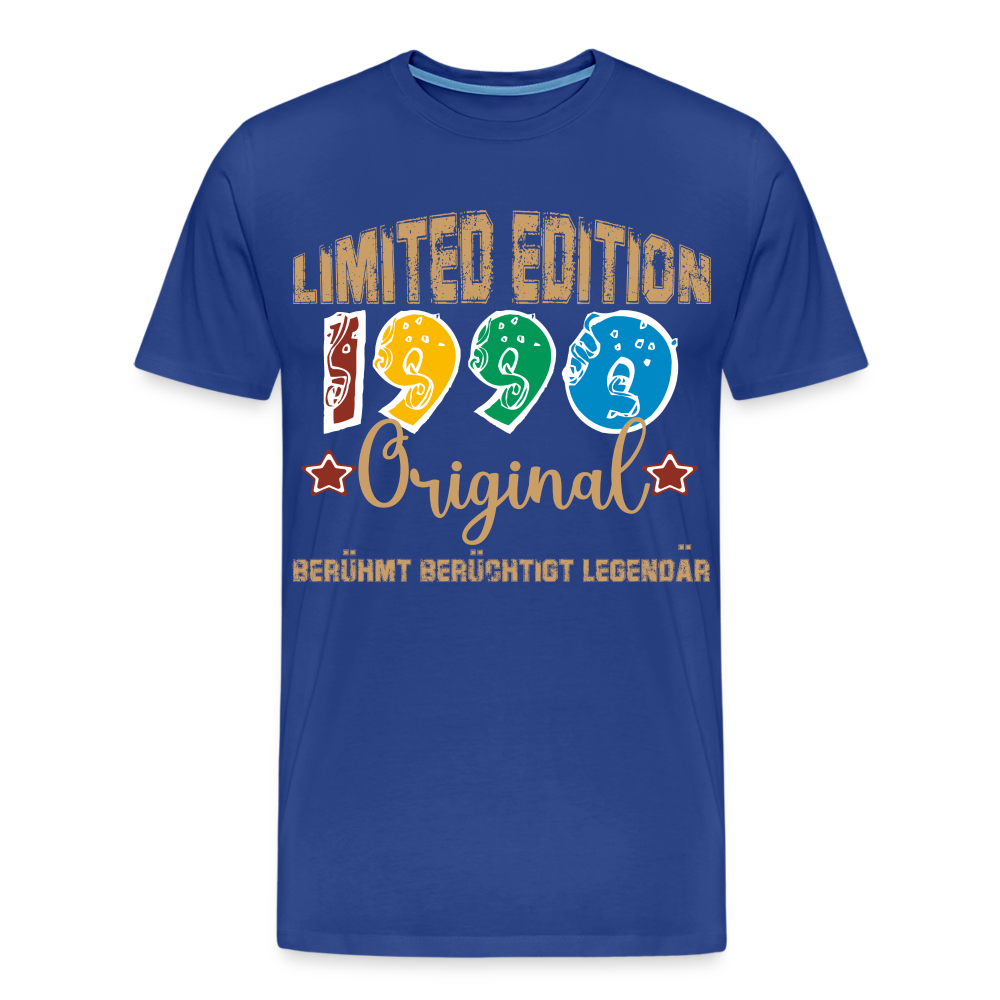 Limited Edition 1990 Original berühmt berüchtigt legendär Geburtstag T-Shirt Herren - Königsblau