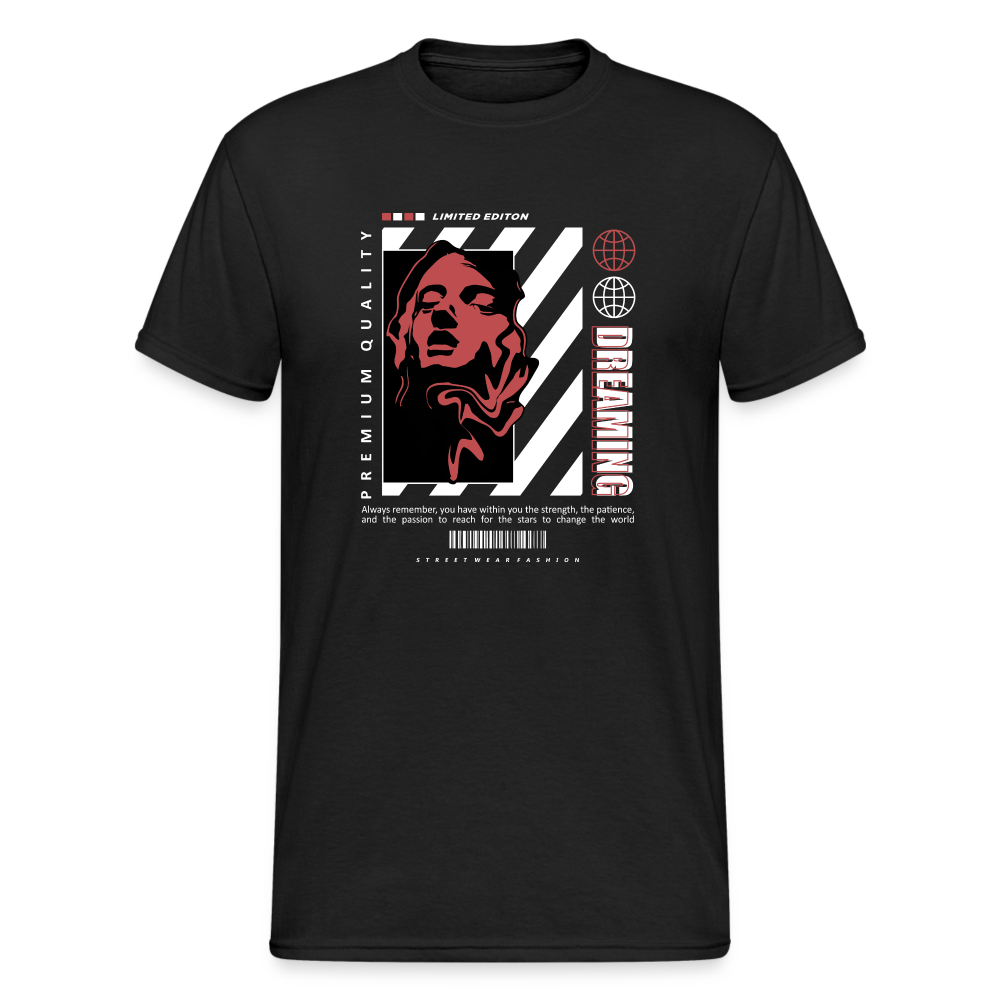 Urban Streetwear Dreaming T-Shirt Herren - Schwarz