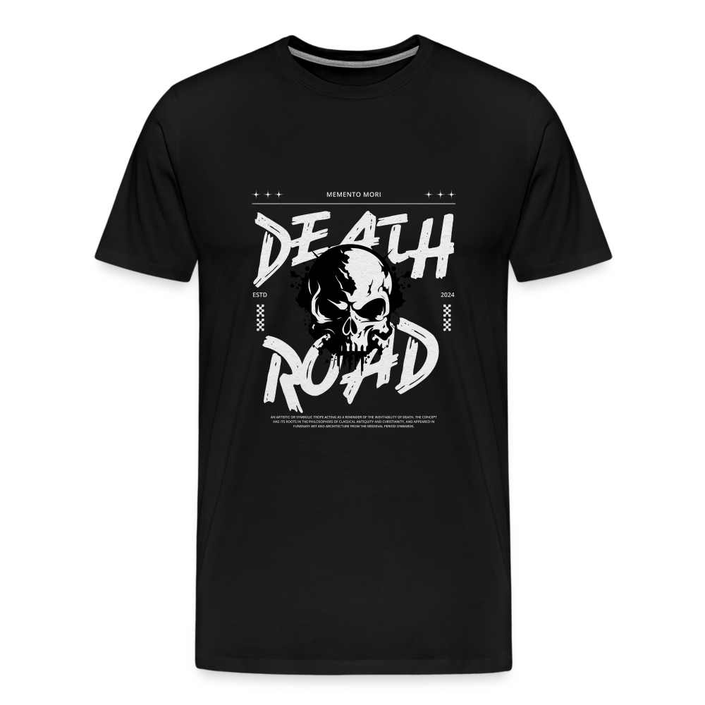 Death Road Premium T-Shirt Herren - Schwarz