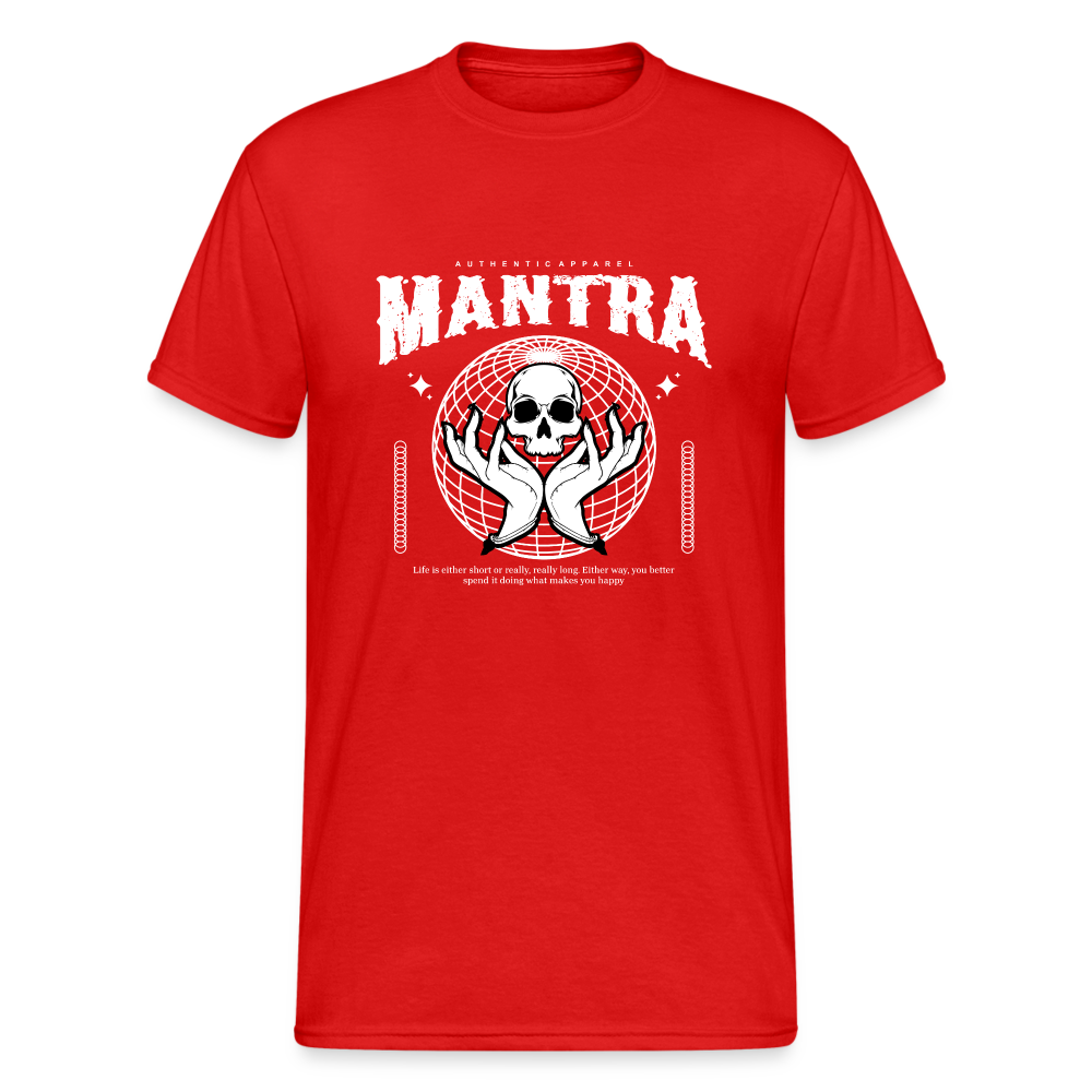 Urban Streetwear Mantra T-Shirt Herren - Rot