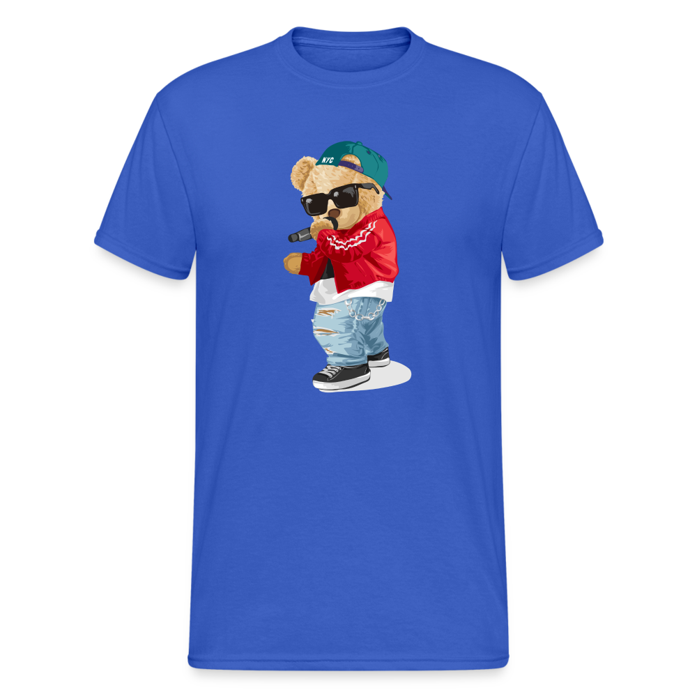 Teddybär Bear Streetwear Spruch T-Shirt Herren - Königsblau