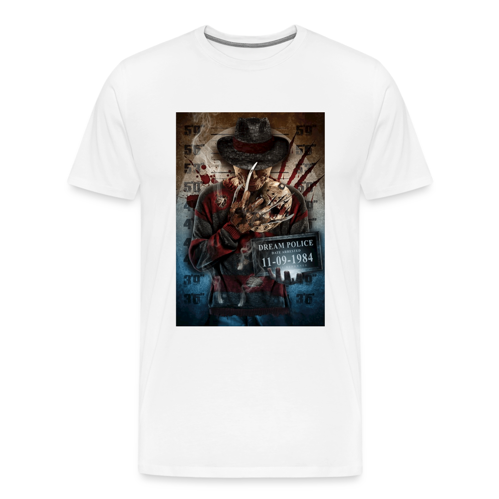 Halloween Horror Premium T-Shirt Herren - Weiß