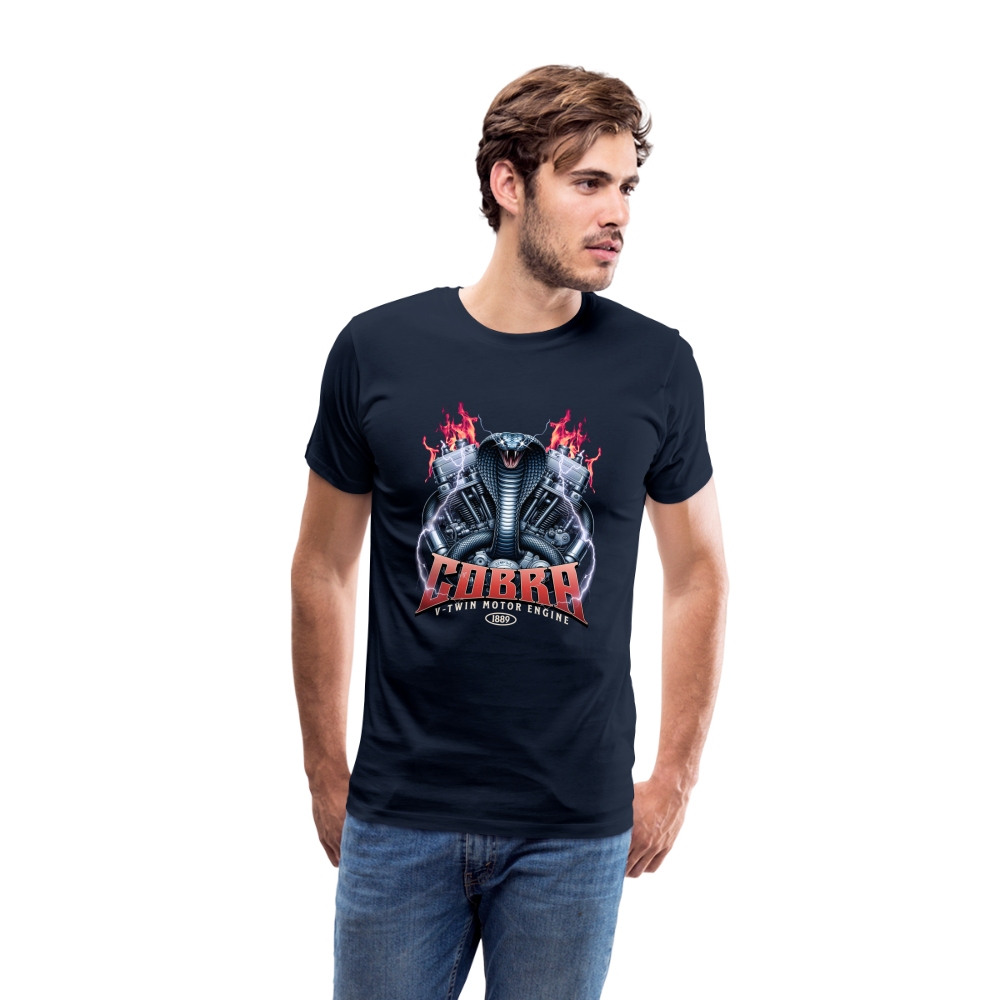 Cobra Premium T-Shirt Herren - Navy