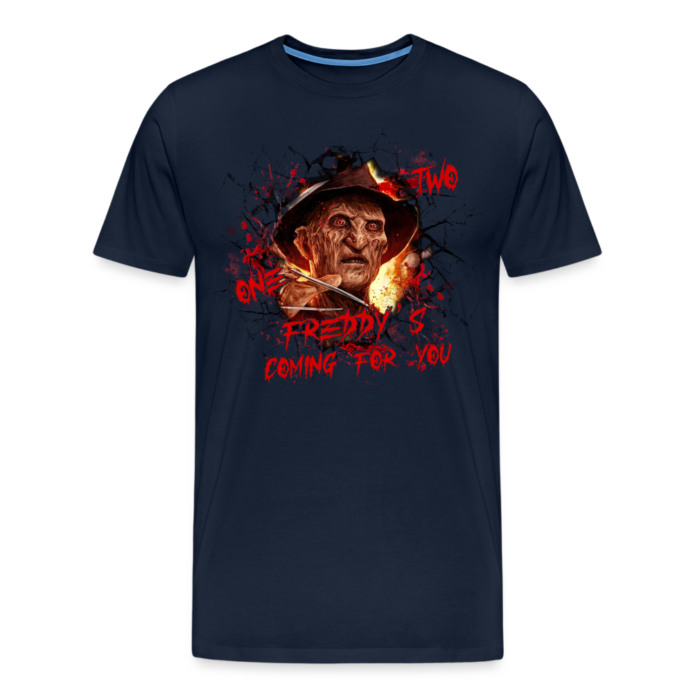 Freddy  Halloween Horror Premium T-Shirt Herren - Navy