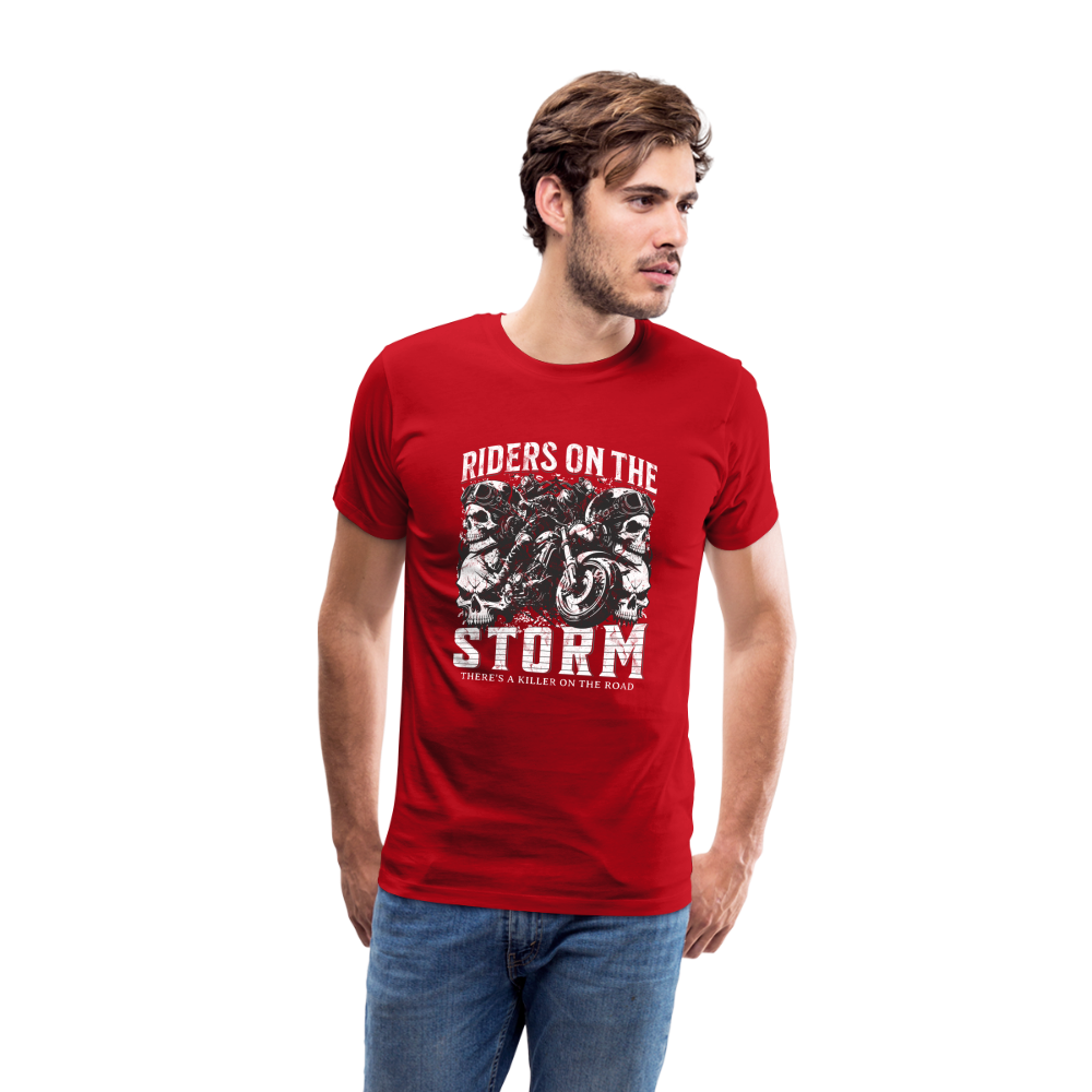 Riders On The Storm Premium T-Shirt Herren - Rot