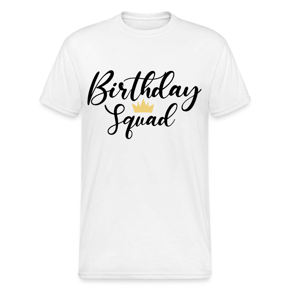 Birthday Squad Männer Gildan Heavy T-Shirt - Weiß