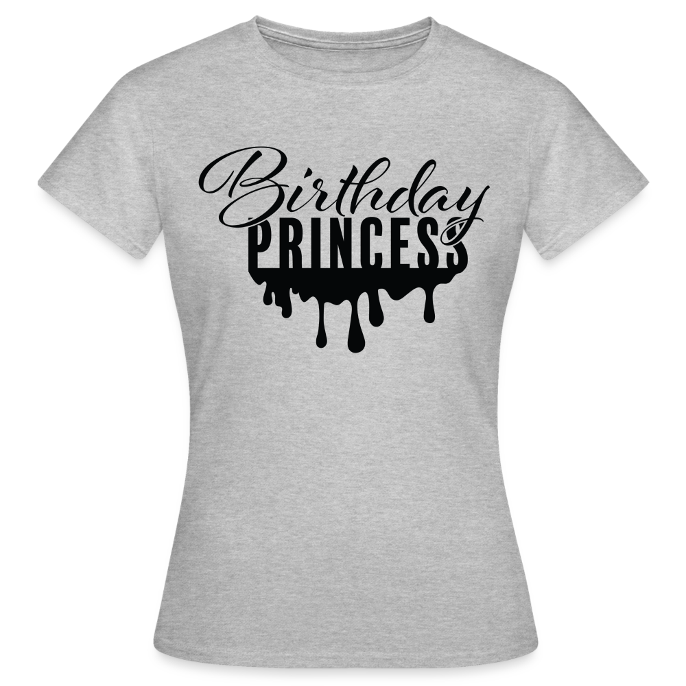 Birthday Princess Damen Gildan Heavy T-Shirt - Grau meliert