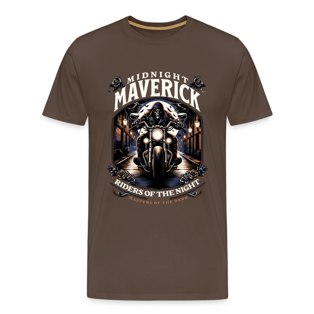 Maverick Premium T-Shirt Herren - Edelbraun