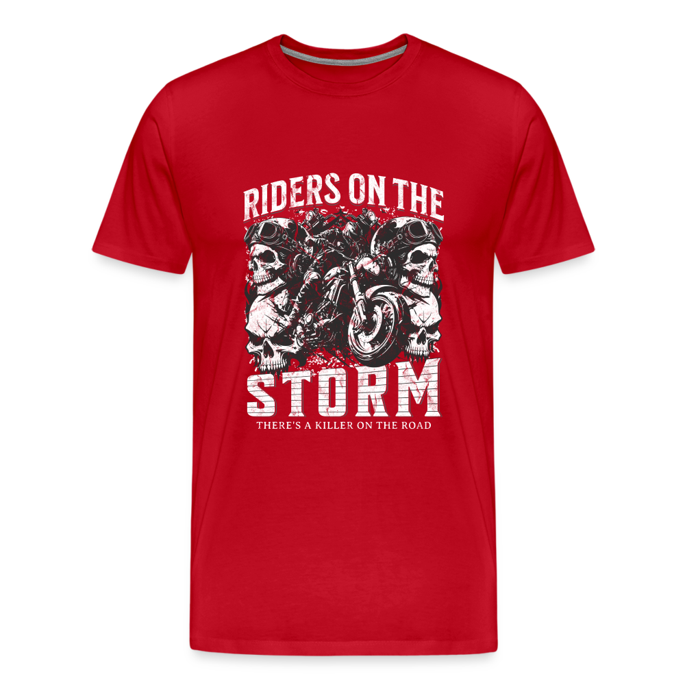 Riders On The Storm Premium T-Shirt Herren - Rot