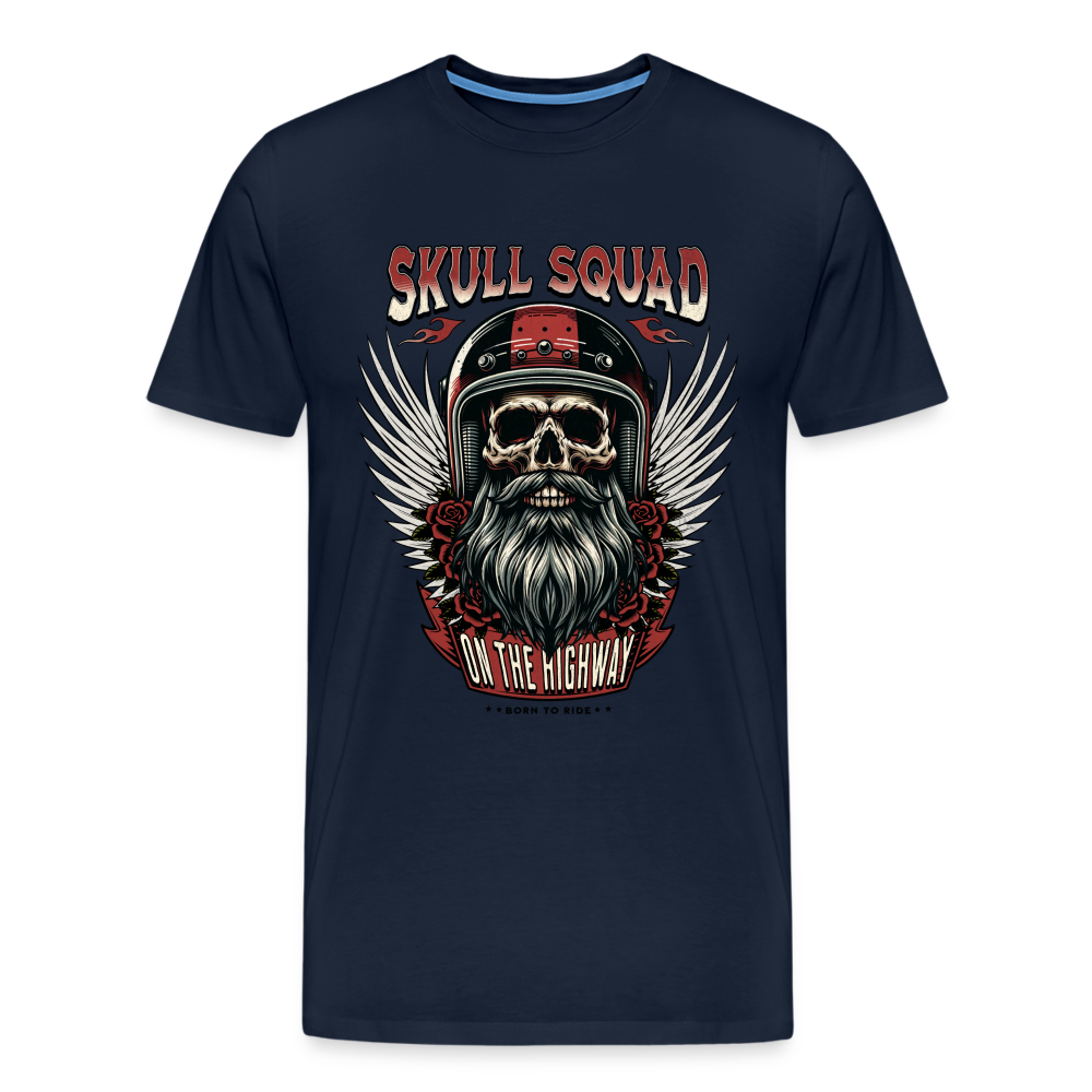 Skull Squad On The Highway Premium T-Shirt Herren - Navy