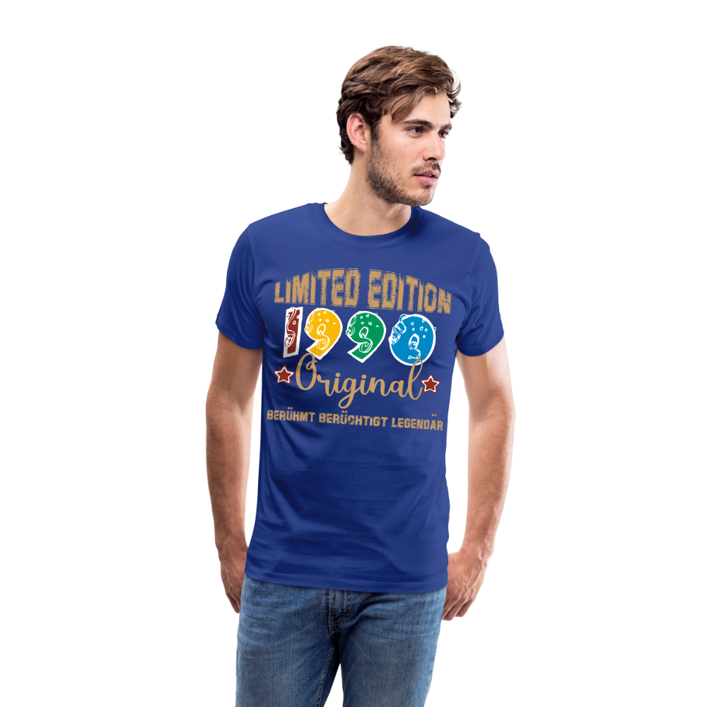 Limited Edition 1990 Original berühmt berüchtigt legendär Geburtstag T-Shirt Herren - Königsblau