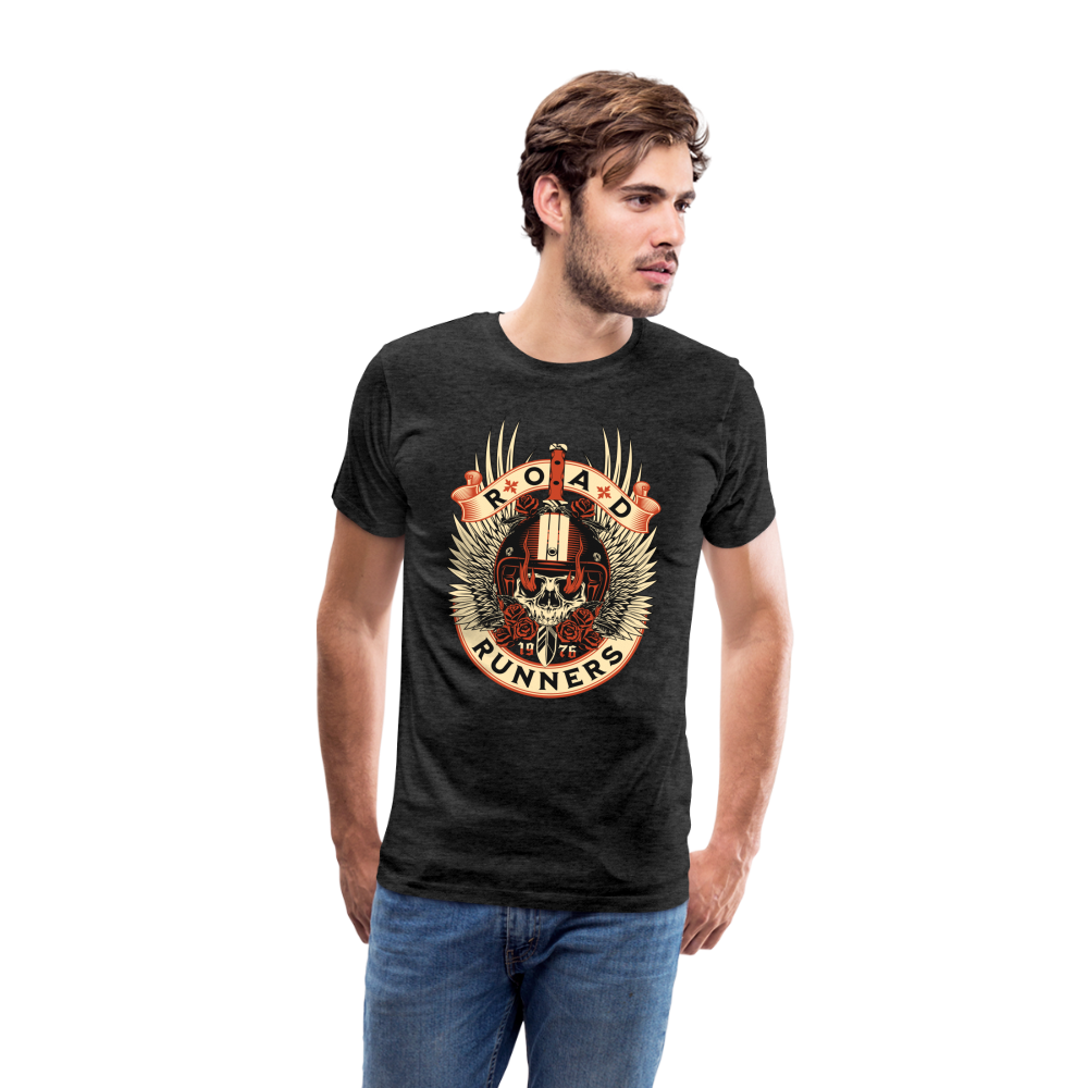 Road Runners Premium T-Shirt Herren - Anthrazit